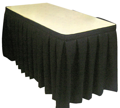 Display Table Skirt 26